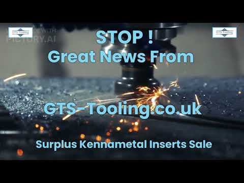 Kennametal Inserts, Type: 794851 K68, Quantity x60 off (NEW Surplus Stock Quantity x60 off, Job Lot OFFERS INVITED)
