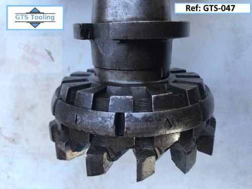 Tungsten Carbide Milling Cutter With Tapered Machine Spindle Holder. Only £75 Plus P&P.