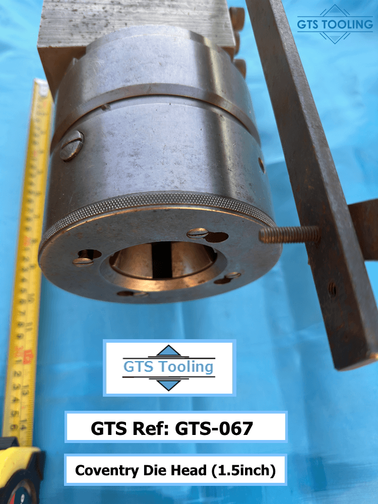 1.5" Die Head from GTS-Tooling showing the Mild Steel block attachment