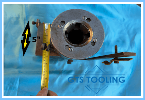 1.5 inch Coventry Die head showing the MS block fixture width details