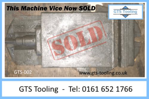 8" Heavy Duty, (SOLD), Engineers Machine Vice, Bargain at £75 (+P&P at Cost), Our Ref: GTS-002)