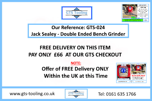 Free UK delivery on a Sealey Double Ended Bench Grinder. On YOUR UK bench for £66 - Don't Miss This One!