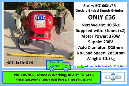 £66 Delivered (within the UK For a Sealey Double Ended Bench Grinder. Another Fantastic Deal From GTS Tooling & Equipment. 