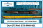 32.95mm Taper Shank Machine Ream showing the full length and price of £7.95 +P&P at checkout