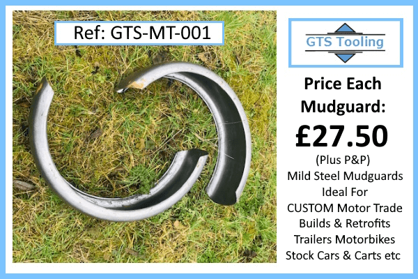 Trailer Mudguards, Mild Steel, Splashguards, Brand New Surplus Motor Trade Stock,  (Ref: GTS-MT-001)