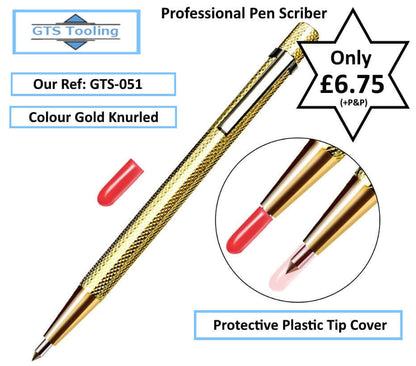 Pen Scriber For Engineers & Craft Workers. Professional Hard Tipped Adjustable Pocket Scriber, (Our Ref: GTS-051)