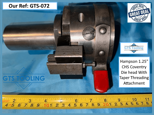 Hampson Die Head showing GTS Price of £135 with measure showing length