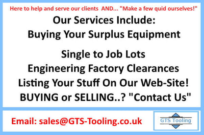 GTS Tooling Can Buy Your Surplus To Requirements Fixings & Fasteners - Store Clearances, Site Clearances Full Service Available. 