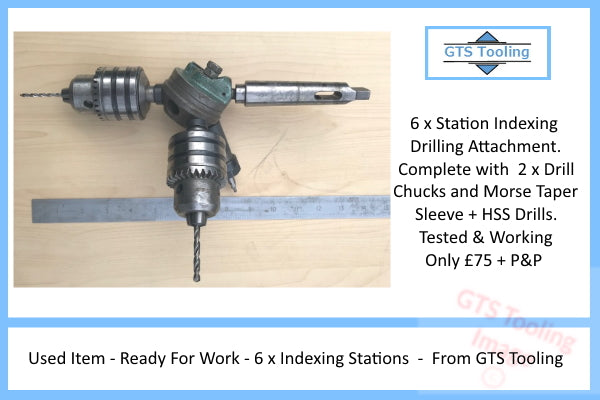 6 station indexing drilling attachment