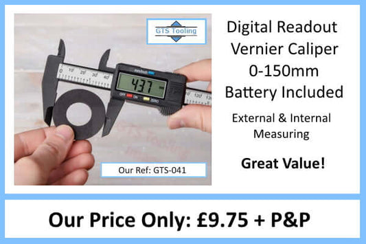 Vernier Caliper With Electronic Digital Display, Measuring 0 - 150mm, (Our Ref: GTS-041)