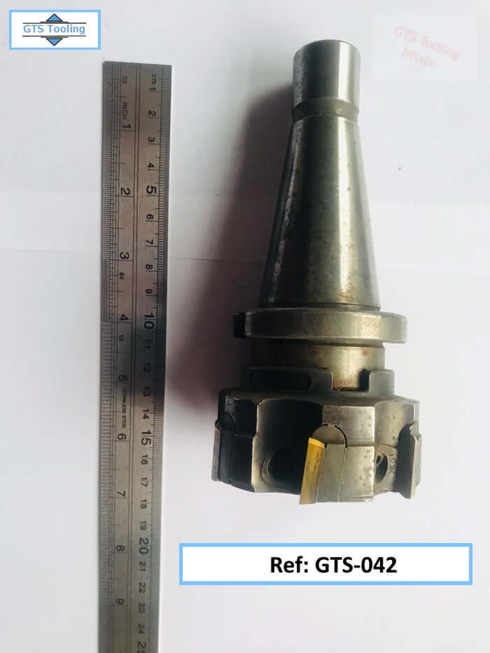 1 x GTS-Tooling image of Sandvic Coromant Milling Cutter. with 6 x station, tungsten carbide throwaway tip insert. Made in Sweden. 75mm cutter diameter. bargain priced of £75 + P&P