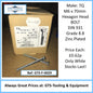 Image of M6x70mm Actual Bolt, With Labelled Box Container Showing a quantity of 200 bolt items. Priced from GTS Tooling at 62 pence each.