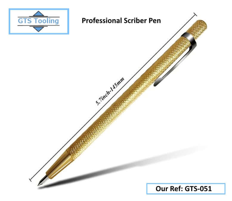 Pen Scriber For Engineers & Craft Workers. Professional Hard Tipped Adjustable Pocket Scriber, (Our Ref: GTS-051)