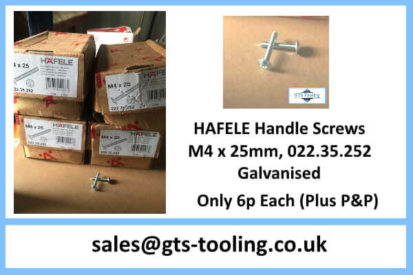 Hafele Drawer Handle Screws