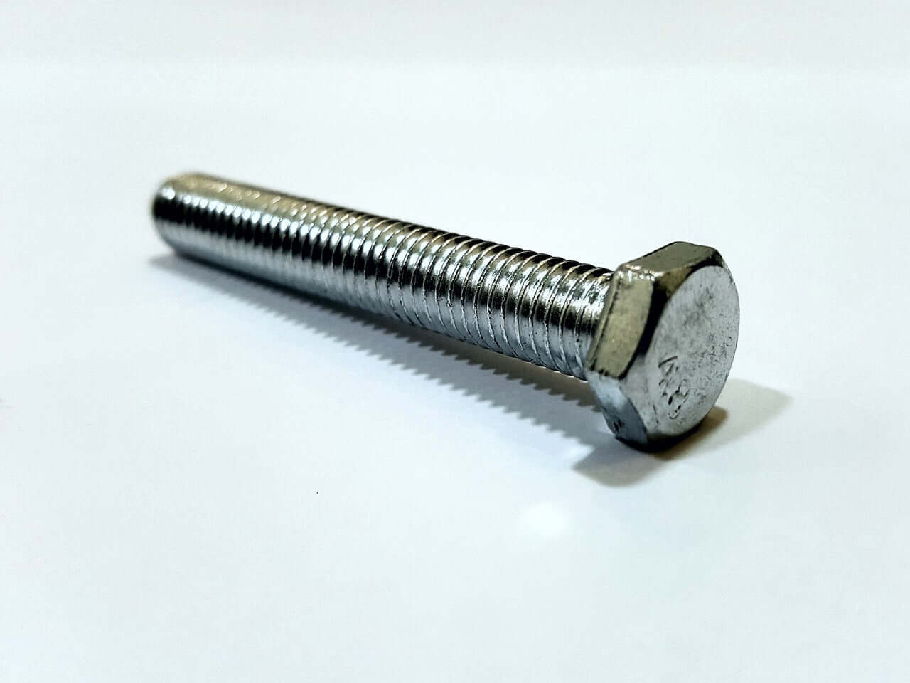 M12 x 75mm Hexagon Head, SET SCREW, High Tensile Steel, Grade 8.8, DIN933, Zinc & Clear CR-3