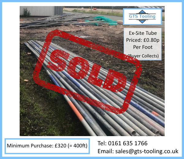 Used Scaffolding Tubes, Boards & Fittings - Approx Weight 5 Tonnes - Ex-Site, Lancashire UK (Ref:GTS-CE-0001)